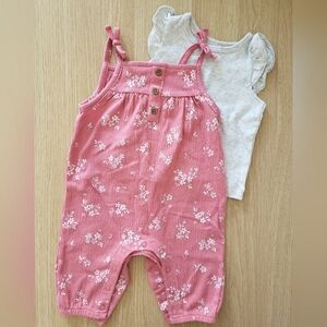 NEW Carters shirt overall set 3 months